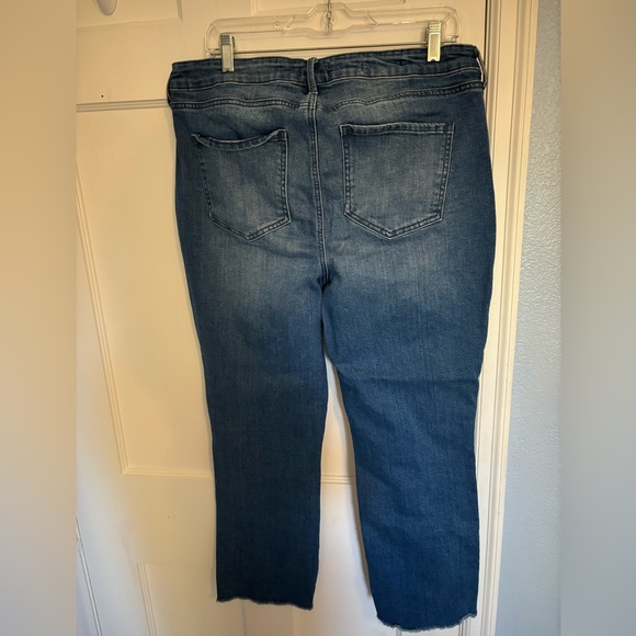 Slim cropped boot cut jeans size 14 NYDJ - Picture 6 of 7